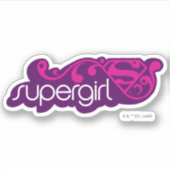 Sticker Nom Super Supergirl et Bouclier S (Devant)