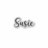 Sticker Nom Susie - Calligraphie manuscrite (Devant)