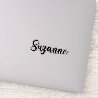 Sticker Nom Suzanne - Calligraphie manuscrite