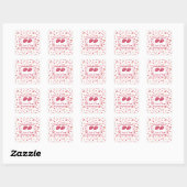 Sticker Nom XO Candy Motif Valentines Jour 1,5po (Feuille)