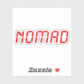 STICKER NOMAD NUMÉRIQUE (Feuille)