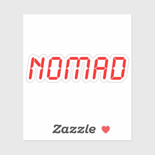 STICKER NOMAD NUMÉRIQUE (Feuille)