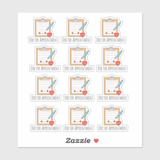 Sticker Nomination d'un médecin (Feuille)