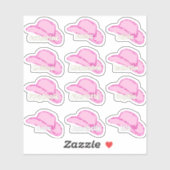 Sticker Noms de filles Casquettes de Parties scintillant r (Feuille)
