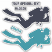 Sticker Noms et textes personnalisés (Devant)