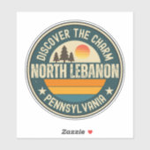 Sticker Nord Liban, Pennsylvanie (Feuille)