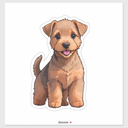 Sticker Norfolk Terrier (Feuille)