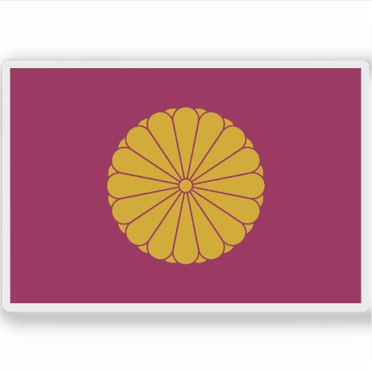 Sticker Norme impériale de l'empereur émérite (2019-aujour (Devant)