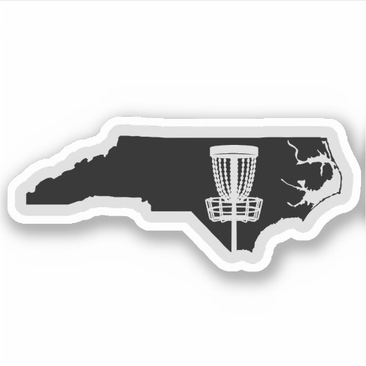 Sticker North Carolina Disk Golf (Devant)