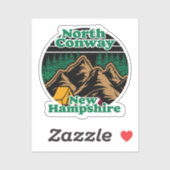Sticker North Conway, New Hampshire (Feuille)