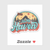 Sticker North Haven, Connecticut (Feuille)