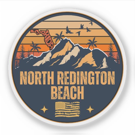 Sticker North Redington Beach, Floride (Devant)