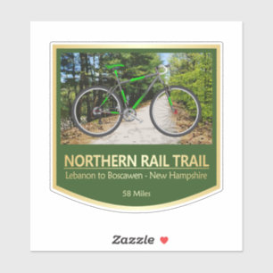 Sticker Northern Rail Trail (vélo2)