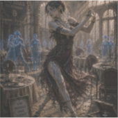 Sticker Nostalgie / Danseur de tango / Vieux restaurant (Devant)