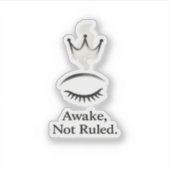 Sticker Not Ruled Classic (Devant)