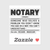 Sticker Nota Définition Document Témoin Employé (Feuille)