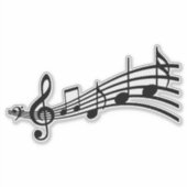 Sticker Notes musicales (Devant)
