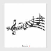 Sticker Notes musicales (Feuille)