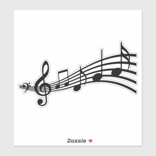 Sticker Notes musicales (Feuille)