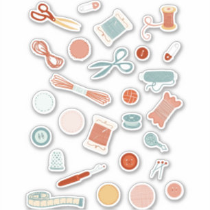 Sticker Notions de couture pour la fabrication de la viand