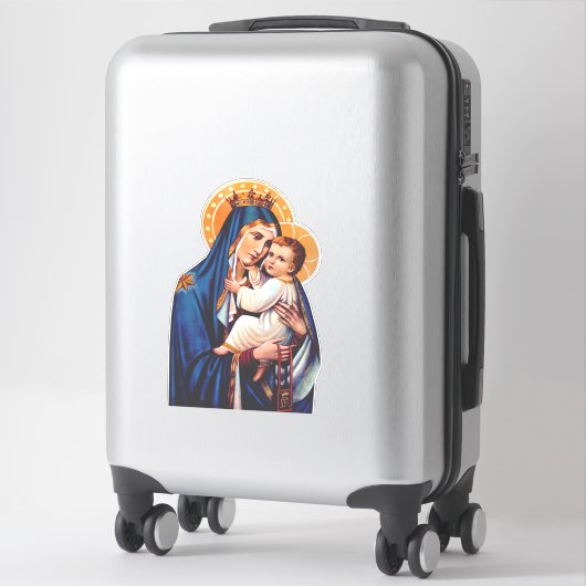 Sticker Notre-Dame du Mont Carmel (Sur valise)