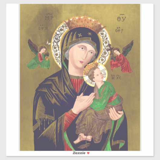 Sticker Notre-Dame du Perpétuel Secours (Feuille)