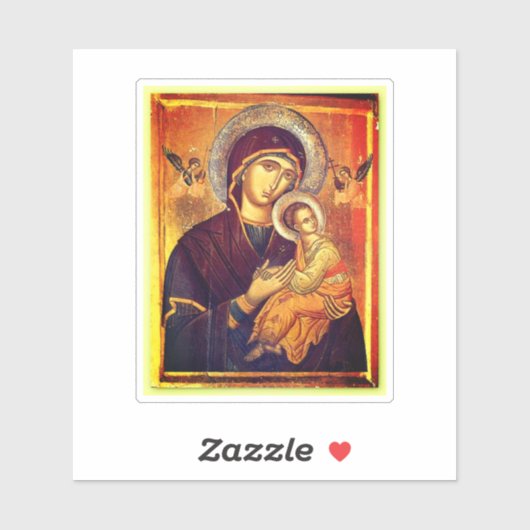 Sticker Notre mère de l'aide perpétuelle (Feuille)