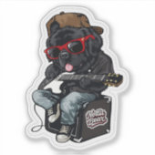 Sticker Notta Bear qui déchire  (Devant)