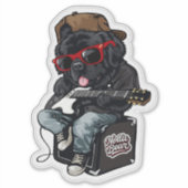 Sticker Notta Bear qui déchire (Devant)