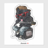 Sticker Notta Bear qui déchire (Feuille)