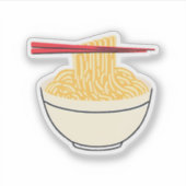 Sticker nouilles et baguettes (Devant)