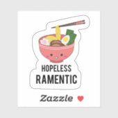 Sticker Nouilles Ramen-tic Ramen Ramen sans espoir (Feuille)