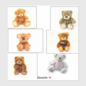 Sticker Nounours (Feuille)