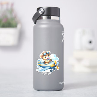Sticker Nounours de l'aviation