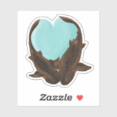 Sticker Nourriture des requins (Feuille)