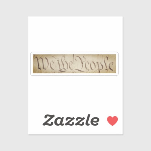 Sticker Nous le peuple (Feuille)