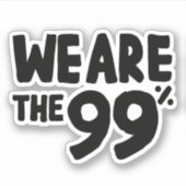 Sticker Nous sommes les 99% (Devant)