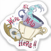 Sticker nous sommes tous en colère ici (Recto)