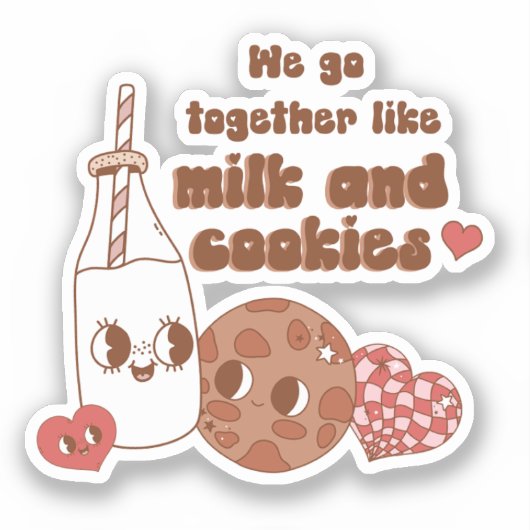 Sticker Nous unissons comme du lait et des biscuits Saint- (Recto)