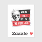Sticker Nous votons Joe (Feuille)