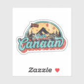 Sticker Nouveau Canaan, Connecticut (Feuille)