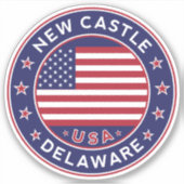 Sticker Nouveau château Delaware, nouveau château (Devant)
