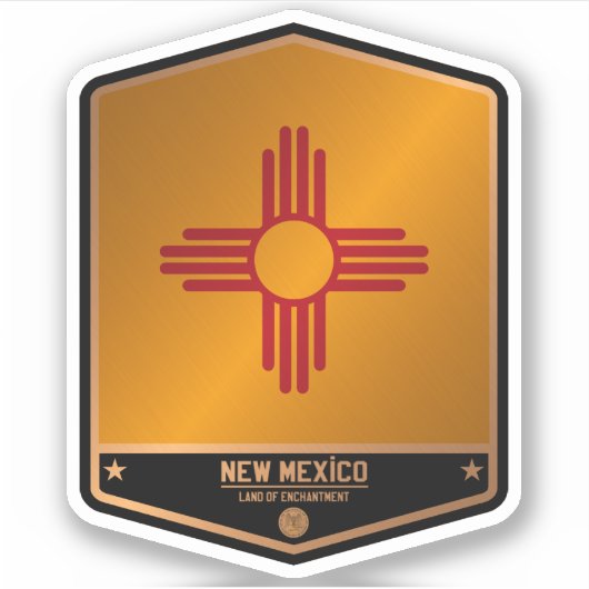 Sticker Nouveau-Mexique (Devant)