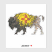 Sticker Nouveau-Mexique Buffalo Spirit (Feuille)