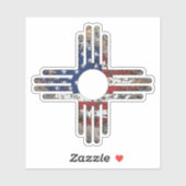 Sticker Nouveau-Mexique des États-Unis d'Amérique (Feuille)
