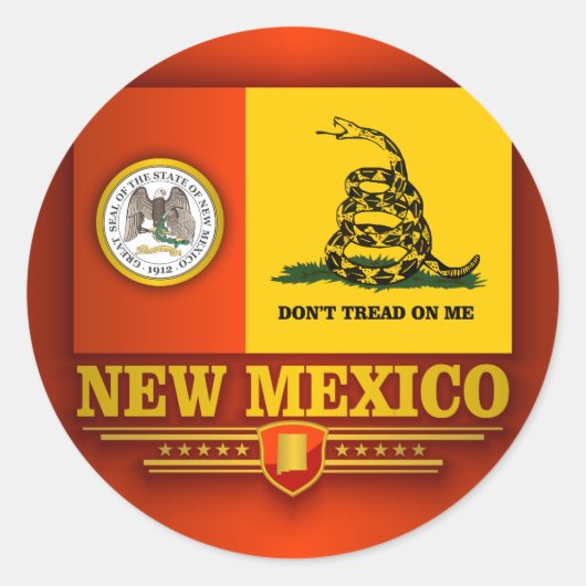 Sticker Nouveau-Mexique (DTOM) (Devant)