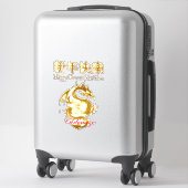 Sticker Nouvel an chinois Dragon Thunder_Cove (Sur valise)