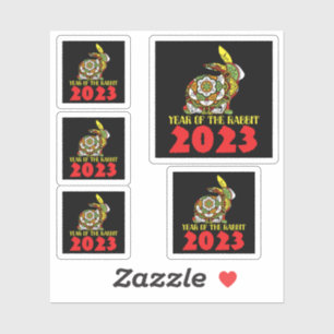 Sticker Nouvel An chinois du lapin 2023