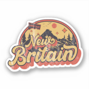 Sticker Nouvelle-Bretagne, Connecticut