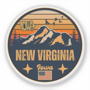 Sticker Nouvelle Virginie, Iowa